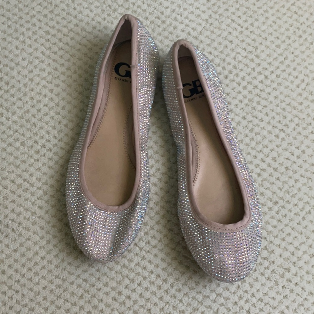 Rainbow sequin ballet flats, only worn once perfect condition.